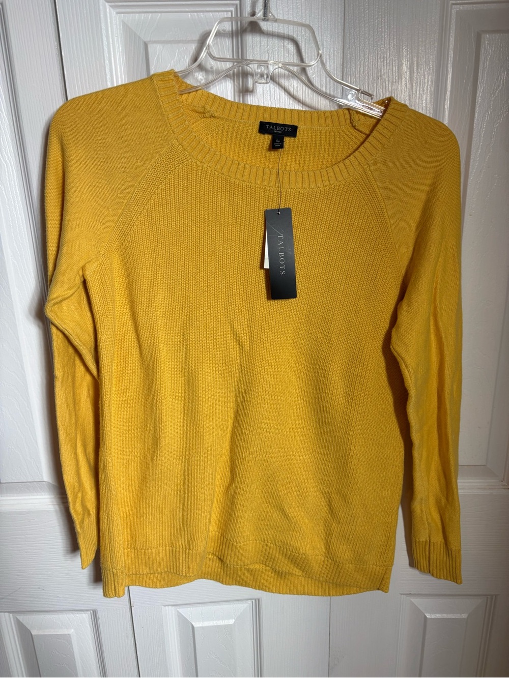 Talbots Yellow Crewneck Sweater